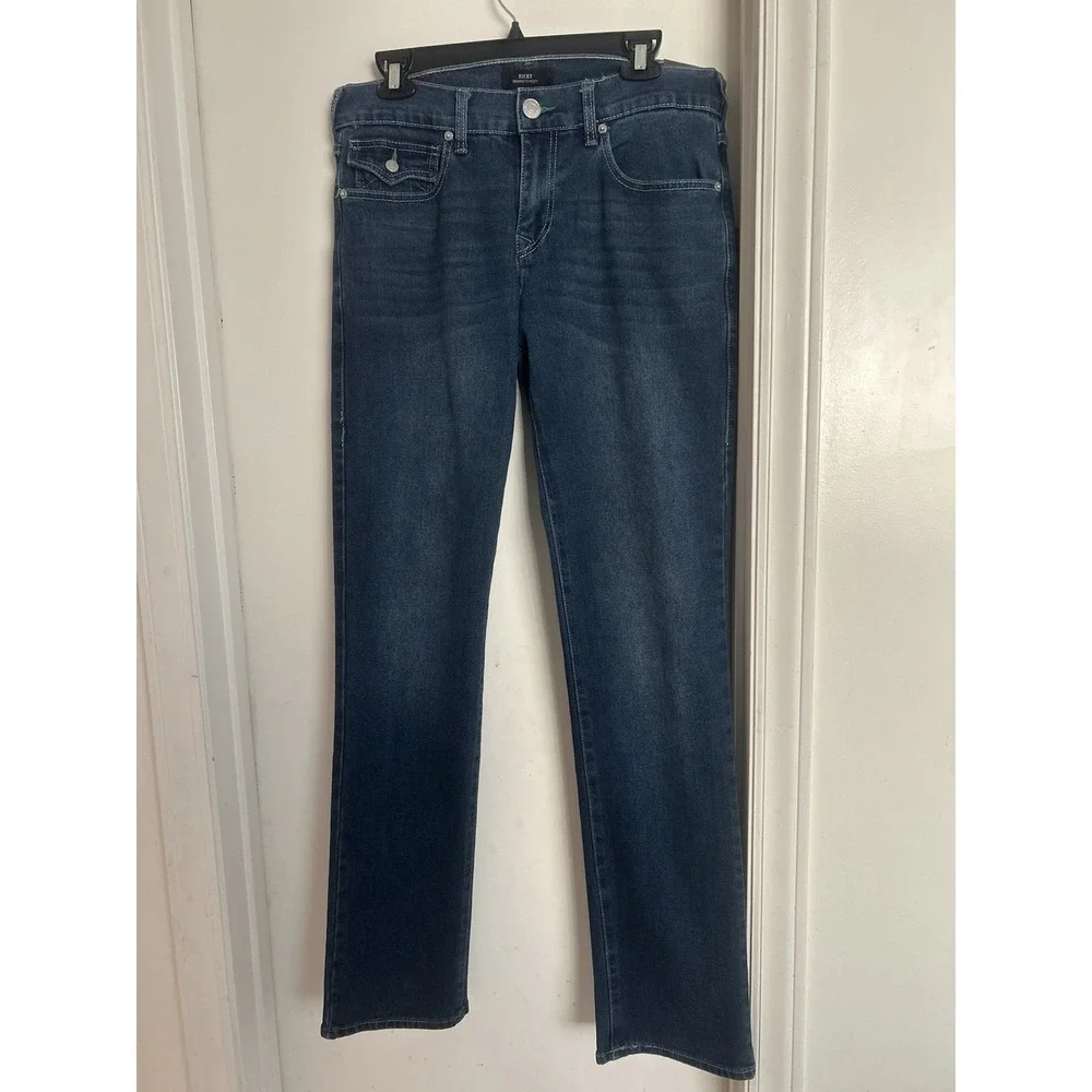 NWT True Religion Men's Ricky SN Flap Straight Dark Wash Size 30/34